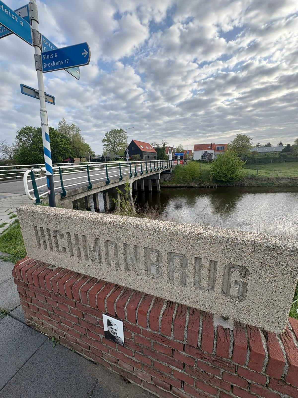 De Hichmanbrug in Retranchement, vlakbij La Terrasse 364